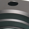 Völlig schwarzes Hubcentric schmiedete Aluminiumdistanzscheiben für SUBARU-Bolzen-Muster 5x100 20mm